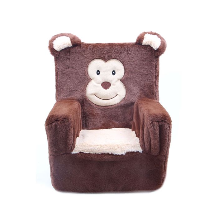 plush monkey chair