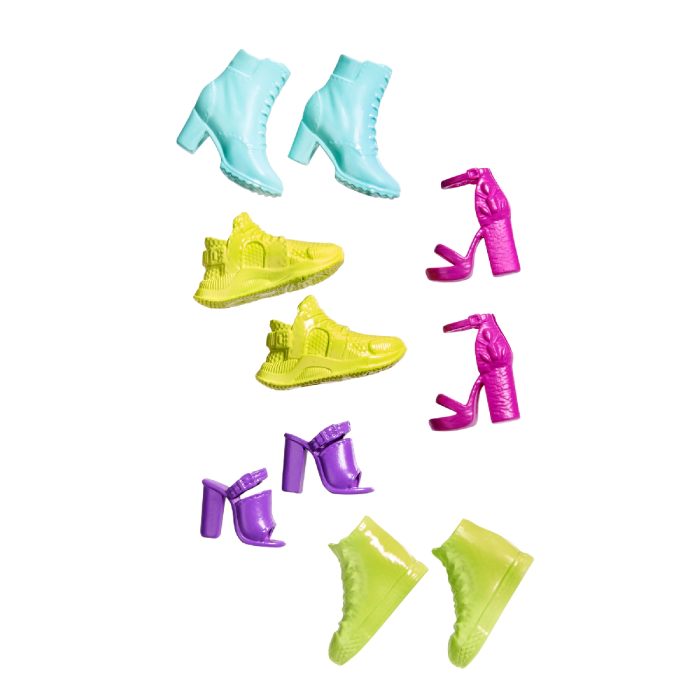 Barbie Shoe Pack, 5 Pairs Of Shoes In Different Colours and Styles | Toys R  Us Online