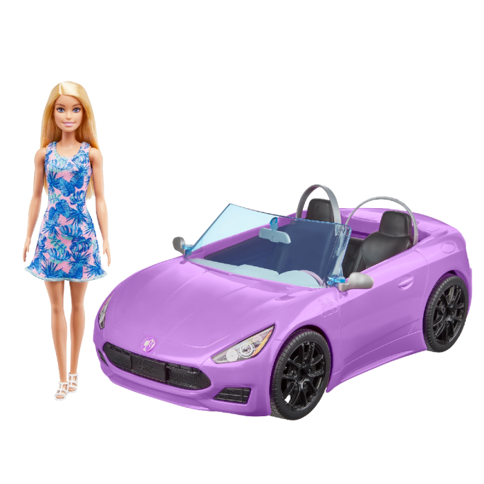 Barbie Doll And Purple Convertible Car | Toys R Us Online
