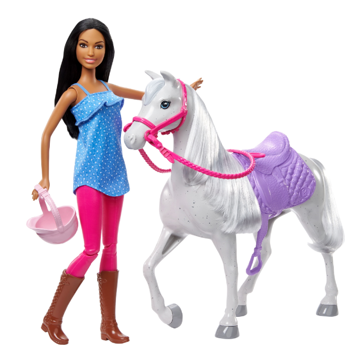 Barbie Doll And Horse With Saddle, Bridle And Reins | Toys R Us Online