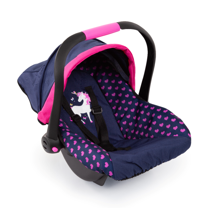 Blue baby cheap doll car seat