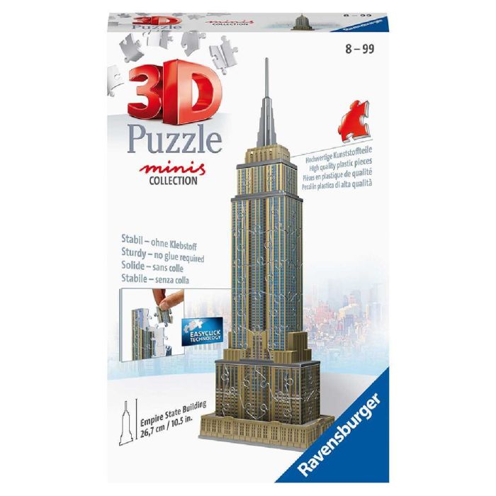 Ravensburger Mini Empire State Building 3D Puzzle 54 Pc | Toys R Us Online