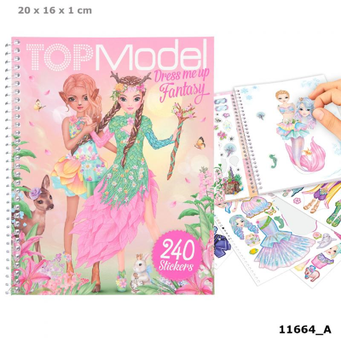 Top Model - Fantasy Dress Me Up Stickerbook | Toys R Us Online