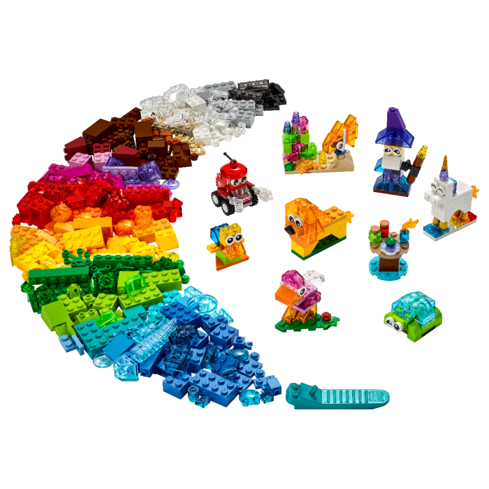 Classic Creative Transparent Bricks (11013) | Toys R Us Online