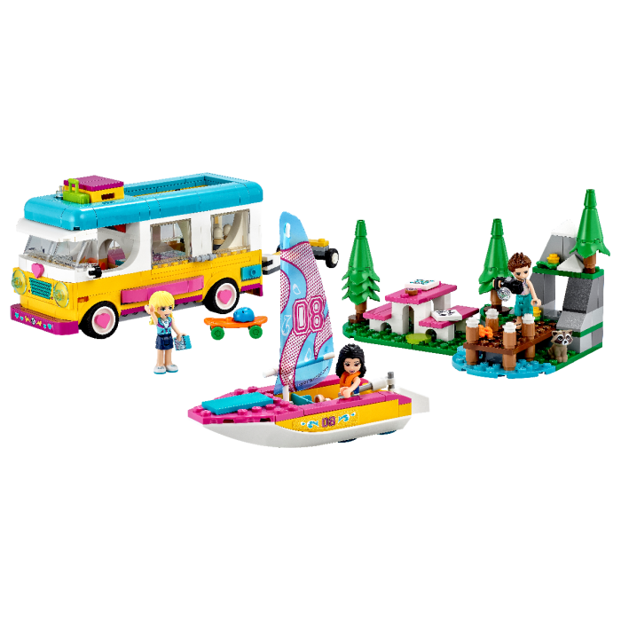 Friends Forest Camper Van and Sailboat (41681) | Toys R Us Online