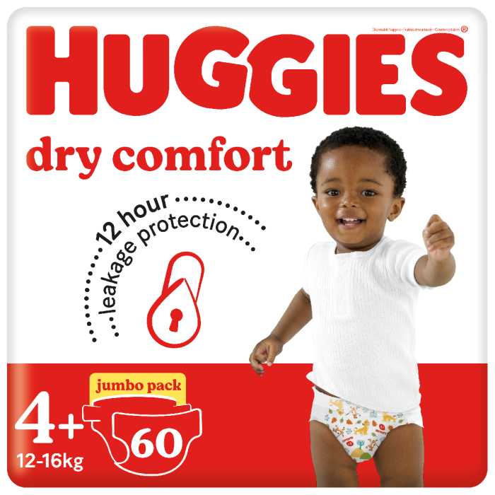 Huggies Dry Comfort Jumbo Size 4+ | Toys R Us Online