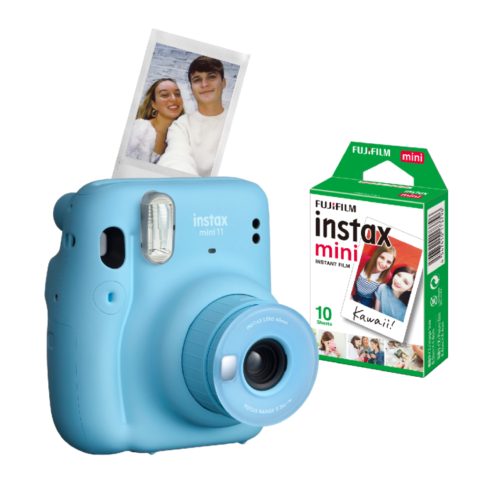 Instax Mini 11 Sky Blue Camera & Film | Toys R Us Online