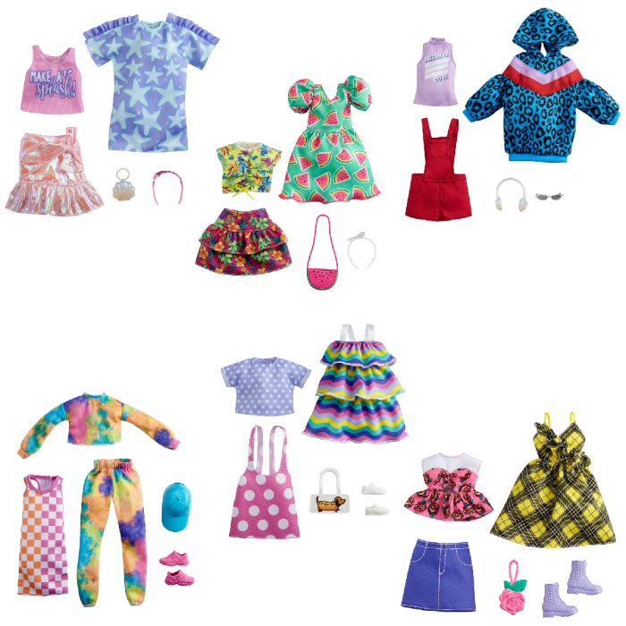 Clothes 2 Outfits and 2 Accessories for Barbie Doll | Toys R Us Online