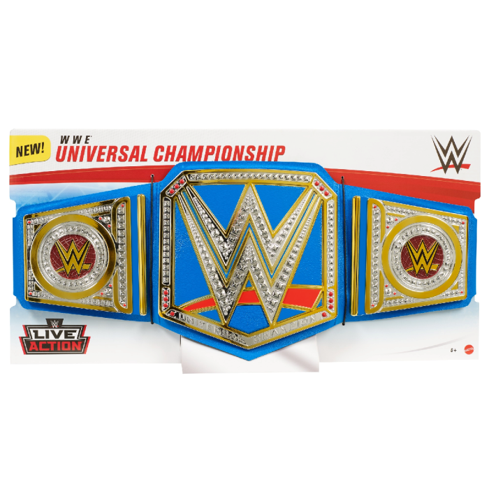 WWE Championship Title Featuring Authentic Styling, Metallic Medallions,  Leather-like Belt & Adjustable Feature | Toys R Us Online