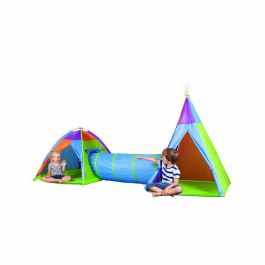 adventure tent set with crawl tunnel